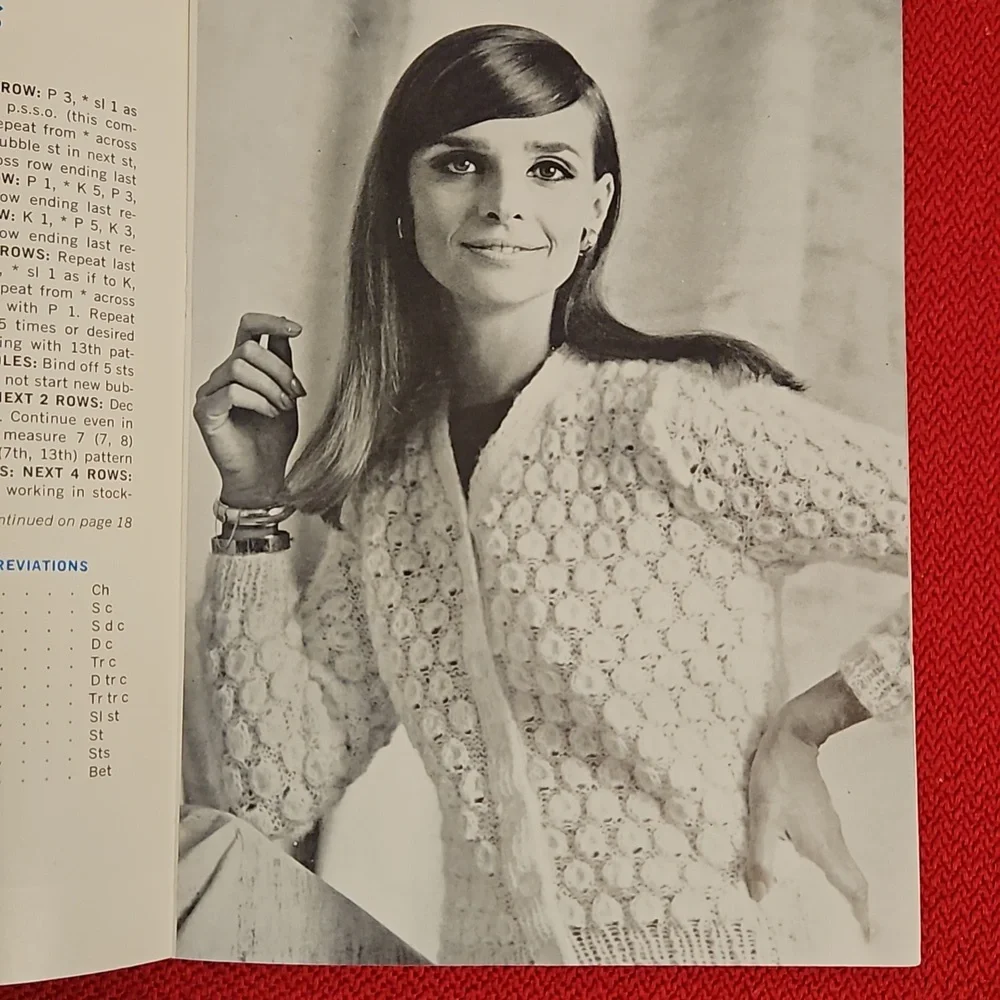 2 vintage crochet pattern instruction booklets 60s 70s granny squares shrink